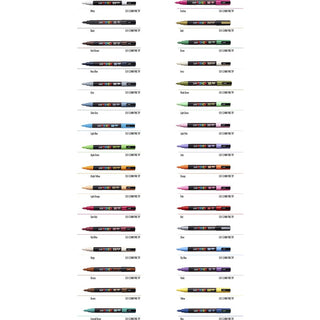 uni-posca-pc-3m-paint-markers-fine-marker-point-red-water-based-pigment-based-ink-6-pack_ubcpc3mred - 3