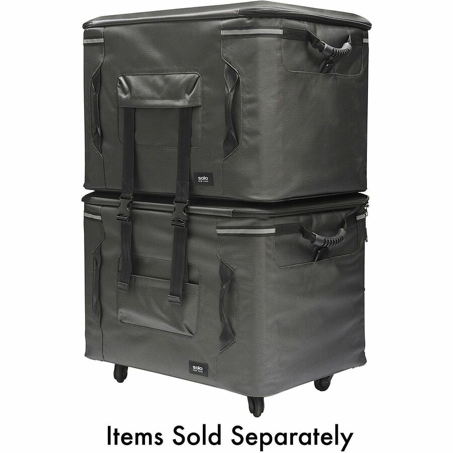 Solo PRO TRANSPORTER 128 Non Roller Travel/Luggage Top Case - Box 2 of 2 - Black - 17.5" x 26" x 18.75" - Bump Resistant - Black Luggage - 128L Volume Capacity - 1 Pack