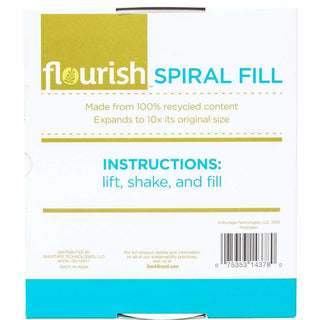 Duck Brand Flourish Spiral Cushion Fill - Mess-free, Easy to Use - Brown - 6Each