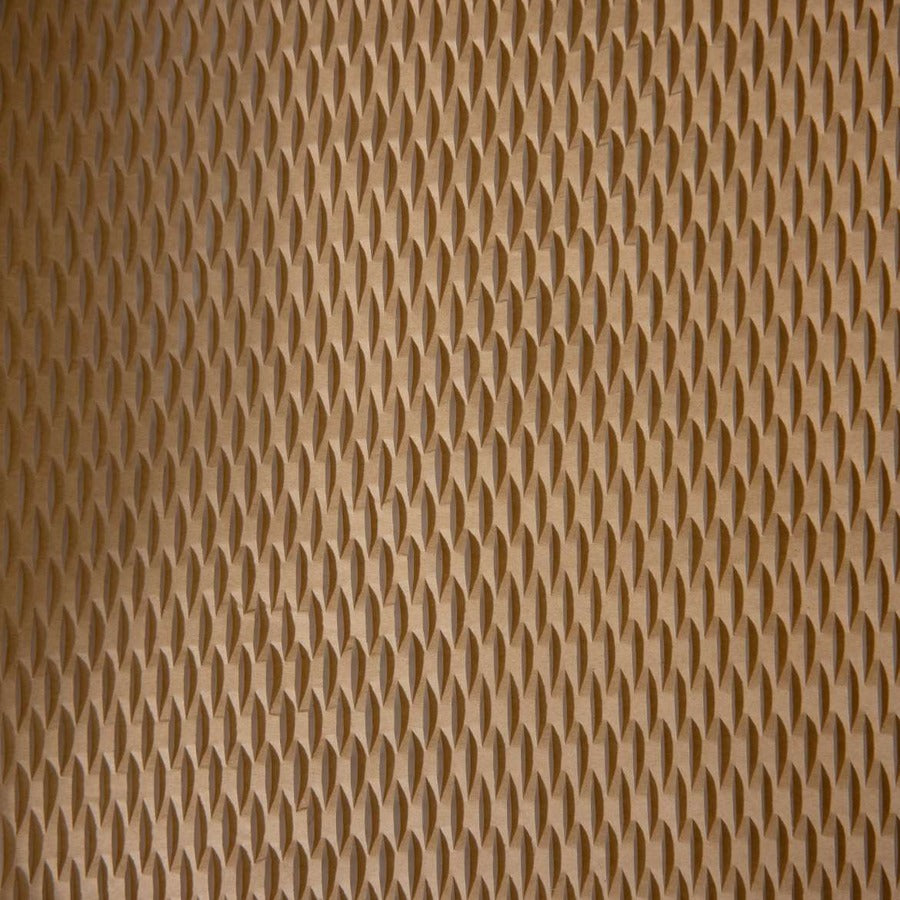 Duck Brand Flourish Honeycomb Cushion Wrap - 13" Width x 18.50" Length - Interfolded, Easy Tear, Interlocking - Brown - 6Each