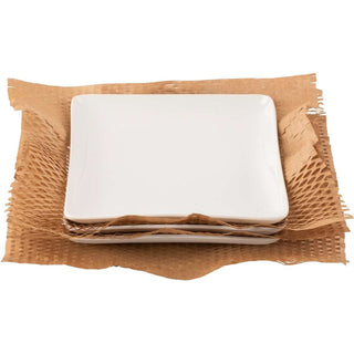 Duck Brand Flourish Honeycomb Cushion Wrap - 13" Width x 18.50" Length - Interfolded, Easy Tear, Interlocking - Brown - 6Each