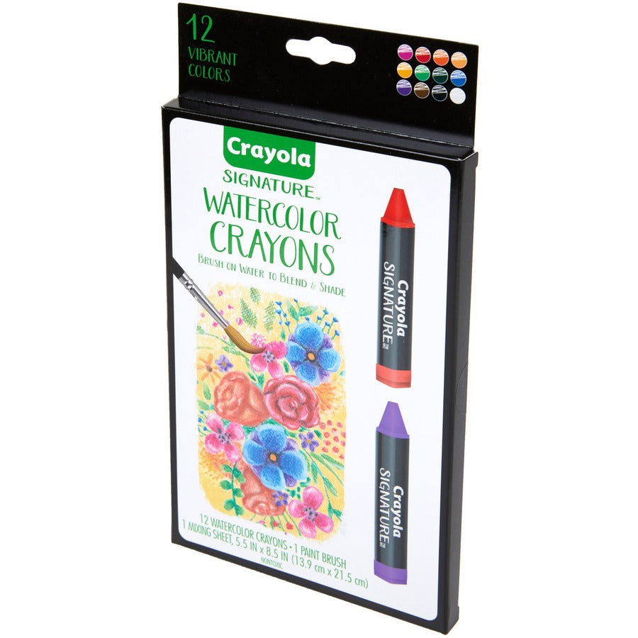 Crayola Signature Premium Watercolor Crayons - Assorted
