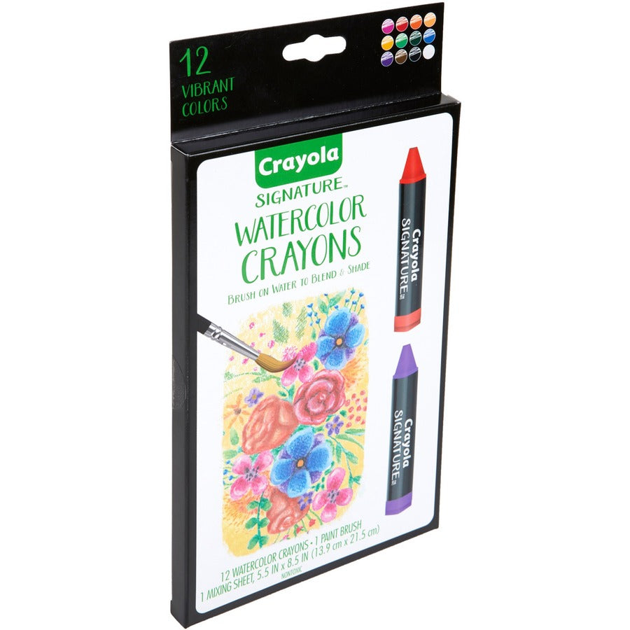 Crayola Signature Premium Watercolor Crayons - Assorted