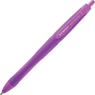 so-mine-serve-berry-quick-dry-retract-gel-ink-pen-medium-pen-point-07-mm-pen-point-size-retractable-orange-red-pink-turquoise-lilac-light-green-gel-based-ink-orange-red-pink-turquoise-lilac-light-green-barrel_srvbrgel07b6krb - 5