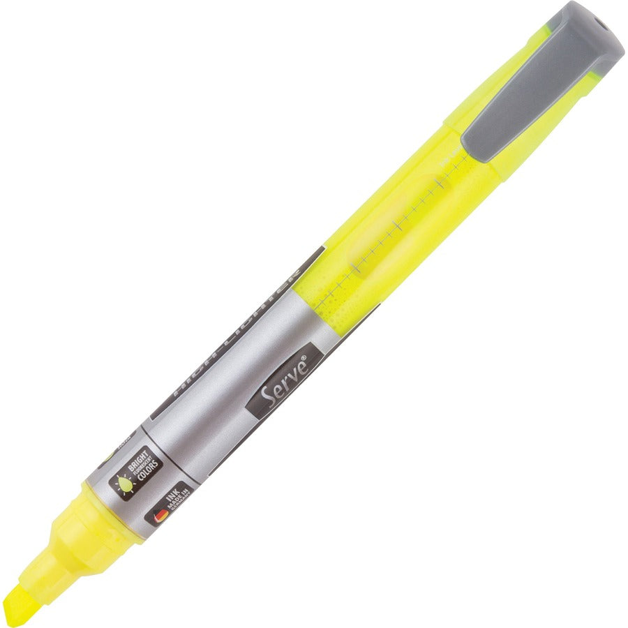 so-mine-serve-jumbo-liquid-highlighter-chisel-marker-point-style-fluorescent-yellow-pigment-based-liquid-ink-1-each_srvlktf12kts - 3