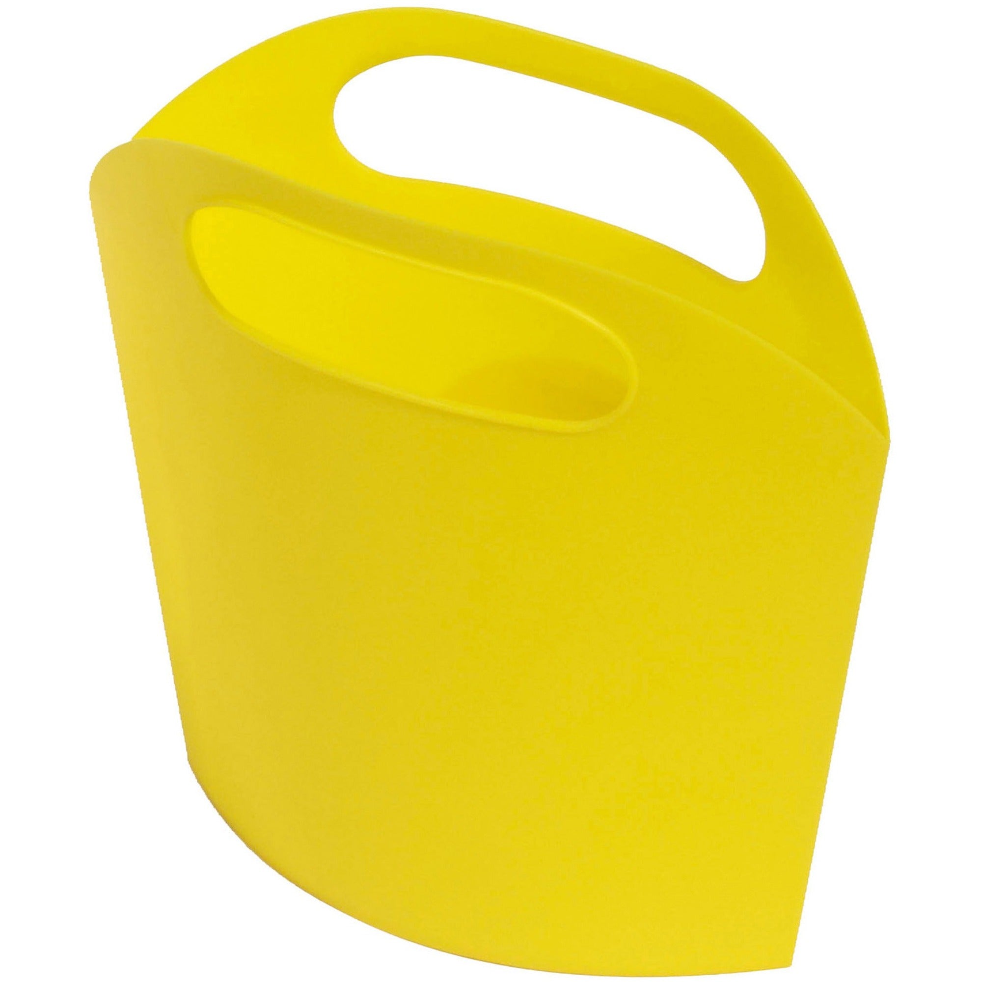 deflecto-antimicrobial-kids-mini-tote-yellow-external-dimensions-8-width-x-54-depth-x-2-height-plastic-yellow-for-art-supplies-crayon_def39501yel - 1