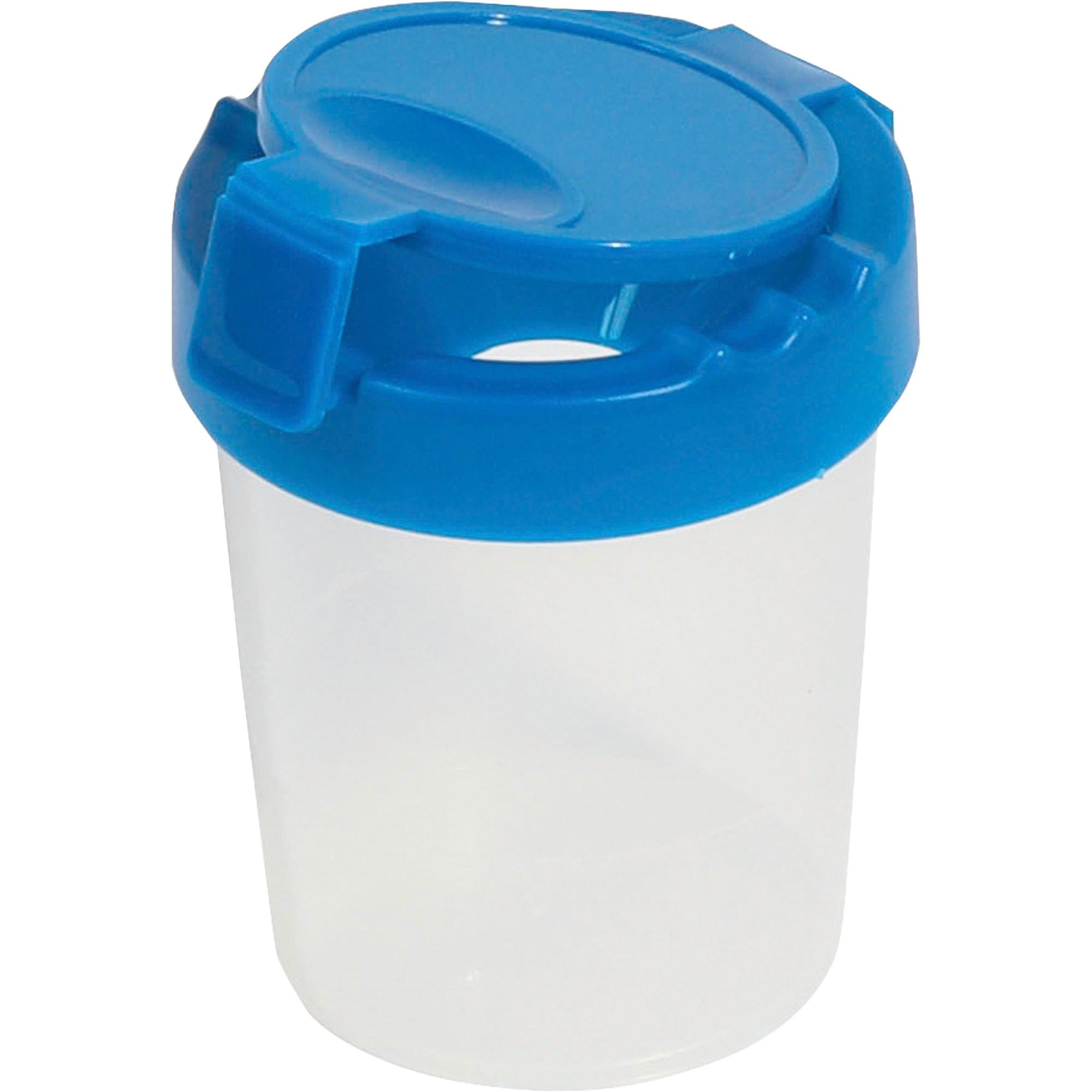 Antimicrobial No Spill Paint Cup, 3.46 w x 3.93 h, Blue