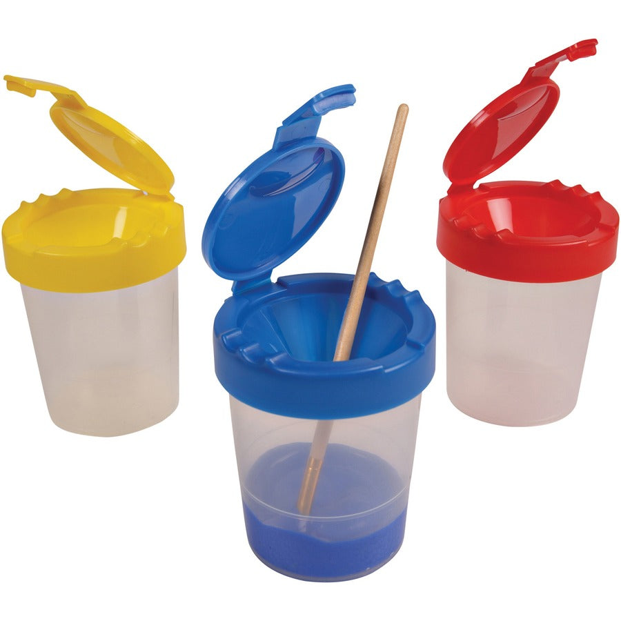 deflecto-antimicrobial-kids-no-spill-paint-cup-yellow-paint-brush-393height-x-346width-x-393depth-1-each-yellow-plastic-polypropylene_def39515yel - 4