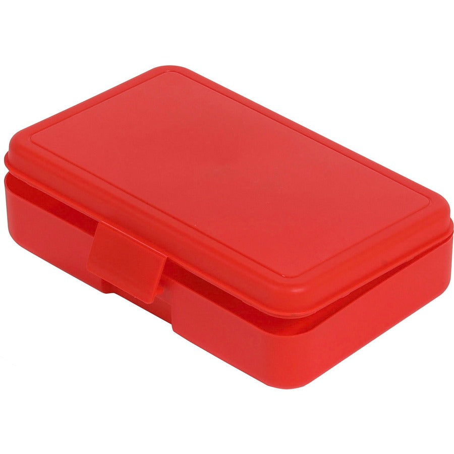 deflecto-antimicrobial-pencil-box-red-external-dimensions-54-width-x-8-depth-x-2-height-snap-closure-plastic-red-for-pencil-marker-supplies_def39504red - 5