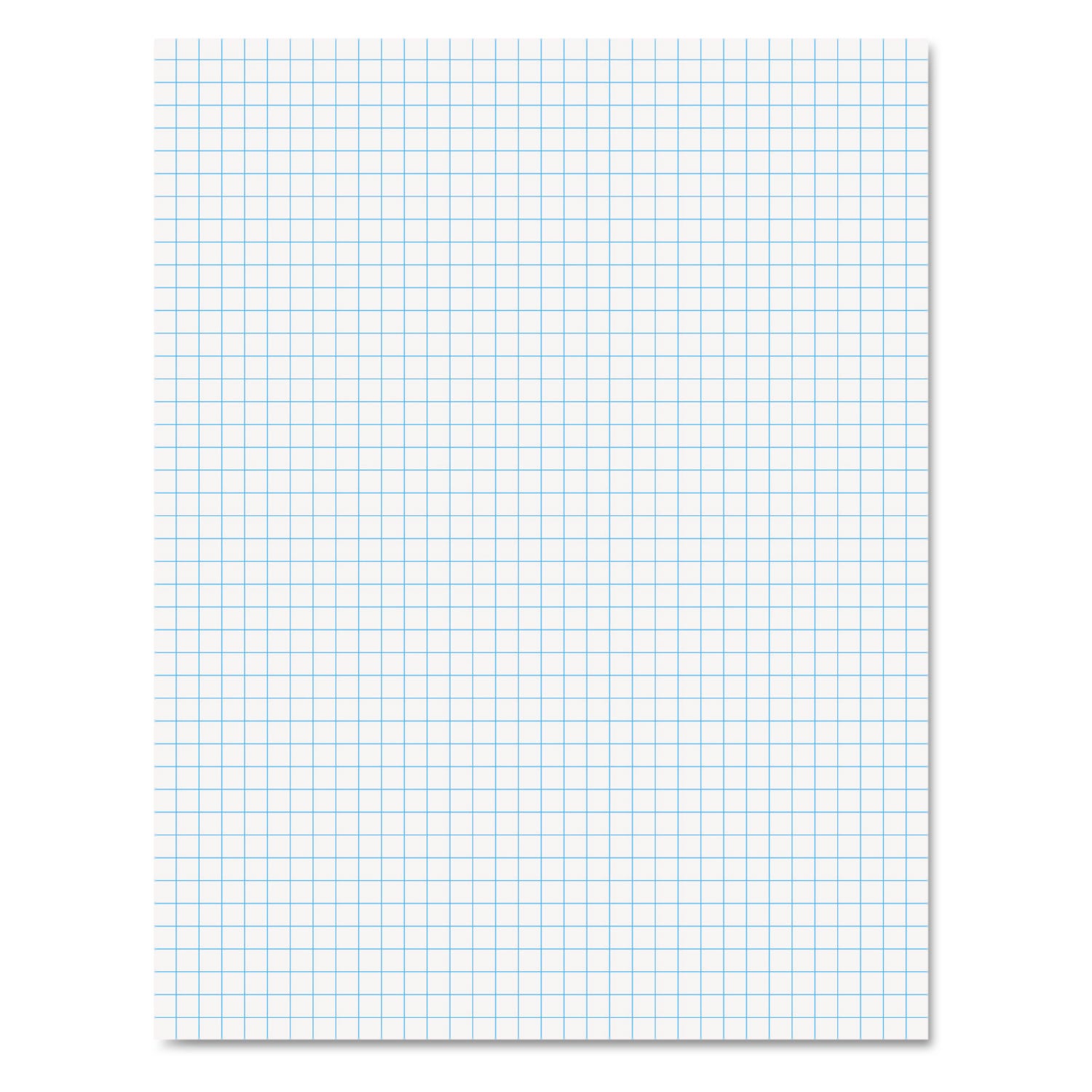 Quadrille Pads, Quadrille Rule (4 sq/in), 50 White (Heavyweight 20 lb Bond) 8.5 x 11 Sheets - 