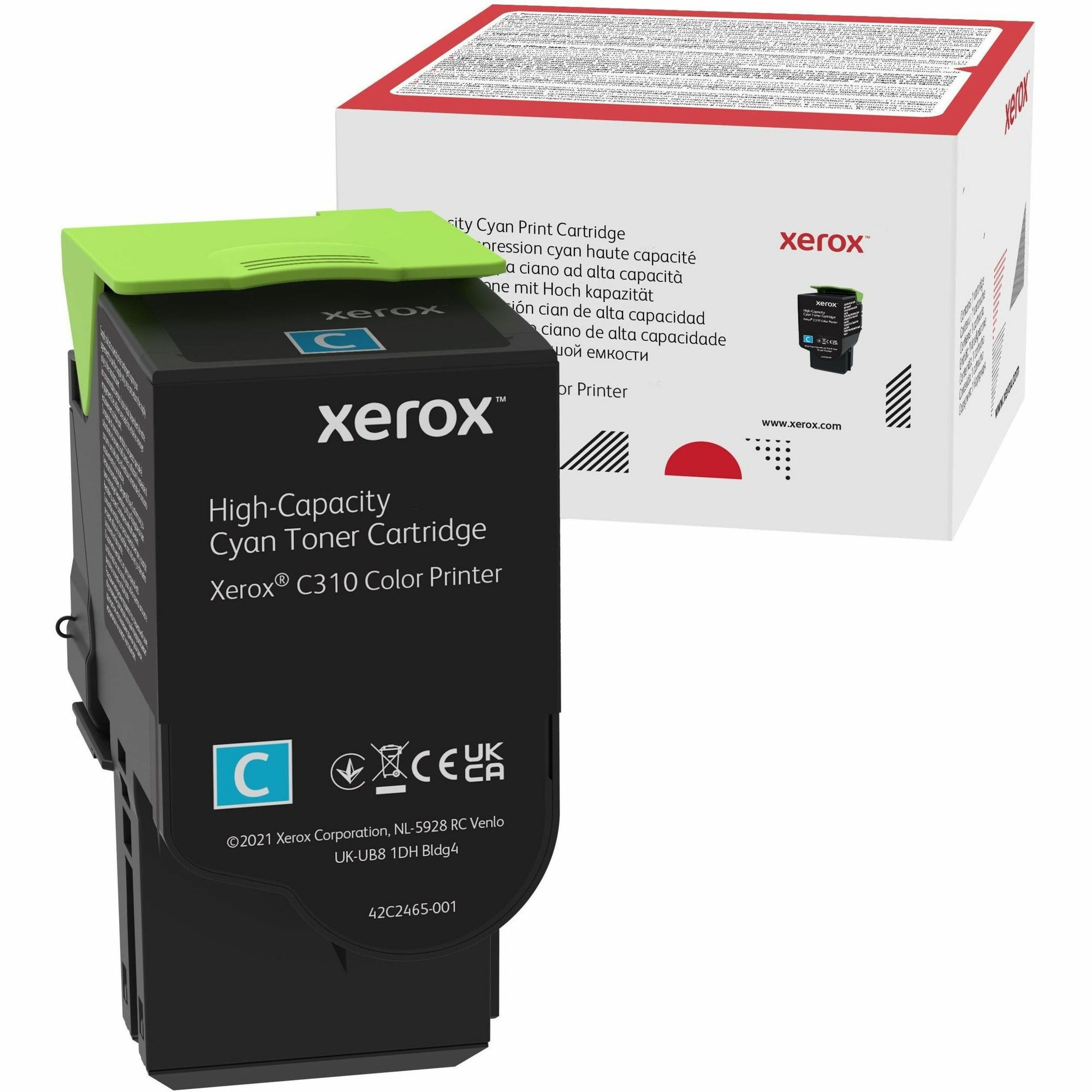 006R04365 High-Yield Toner, 5,500 Page-Yield, Cyan