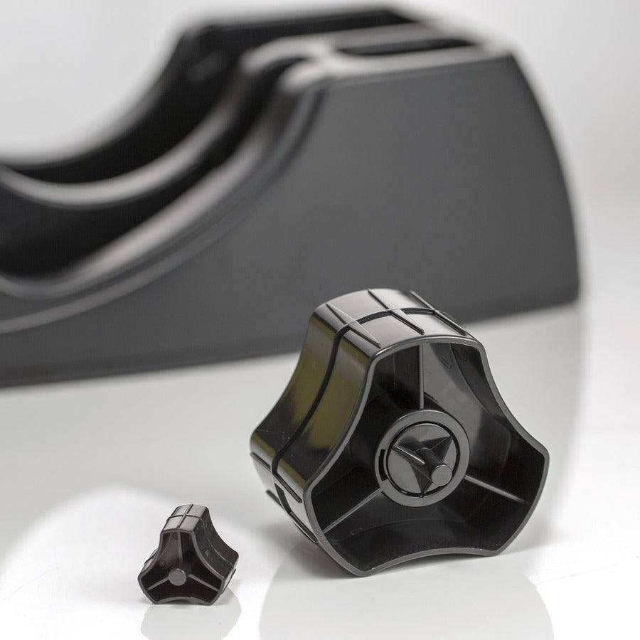 Officemate 1 Inch and 3 Inch Replacement Core Set for Tape Dispenser 96660, Black (96670) - 2.8" x 3.3" x 2.8