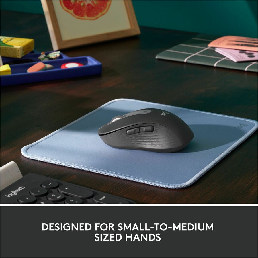 Signature M650 for Business Wireless Mouse, Medium, 2.4 GHz Frequency, 33 ft Wireless Range, Right Hand Use, Graphite