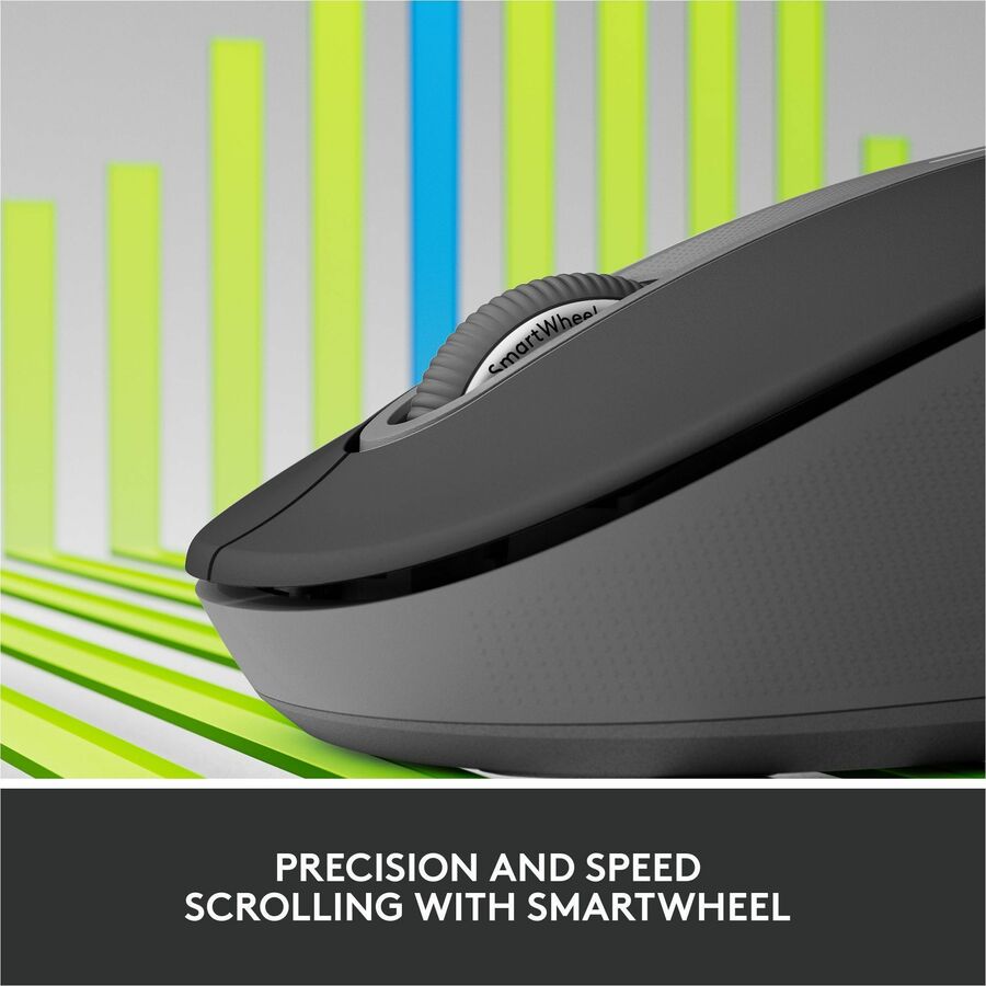 Signature M650 for Business Wireless Mouse, Medium, 2.4 GHz Frequency, 33 ft Wireless Range, Right Hand Use, Graphite