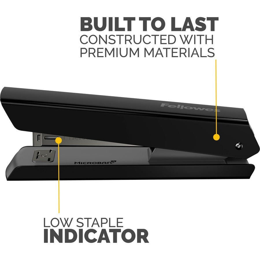 LX820 Classic Full Strip Stapler, 20-Sheet Capacity, Black