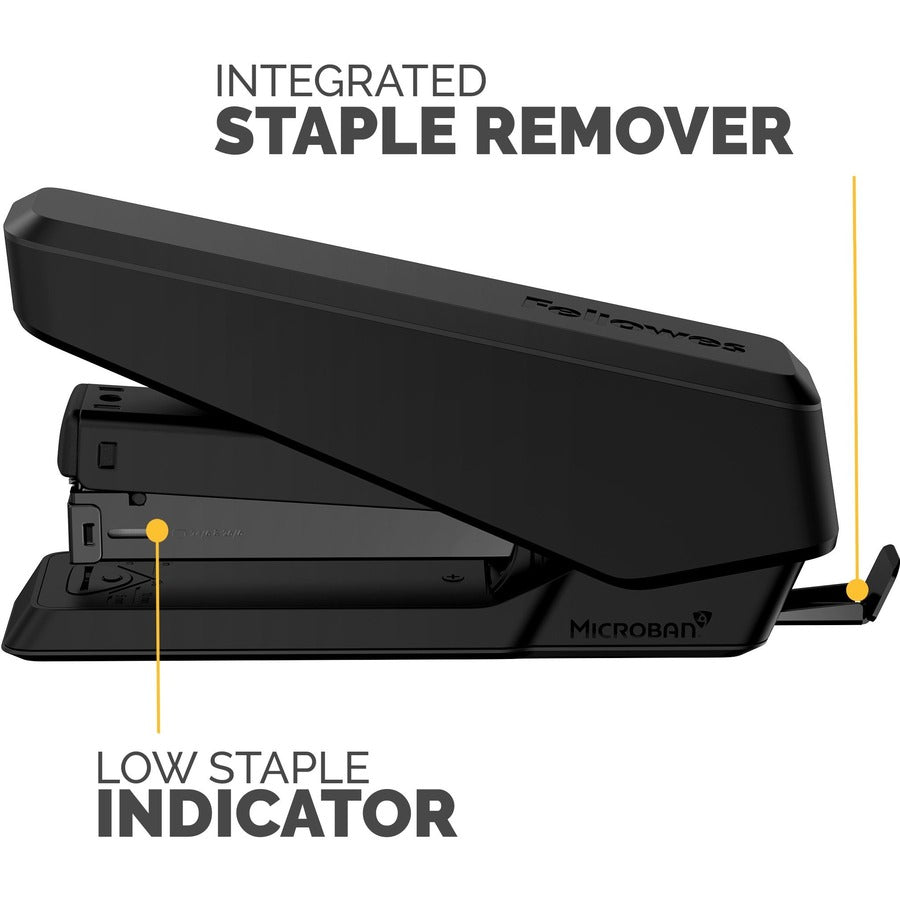 LX850 EasyPress Full Strip Stapler, 25-Sheet Capacity, Black