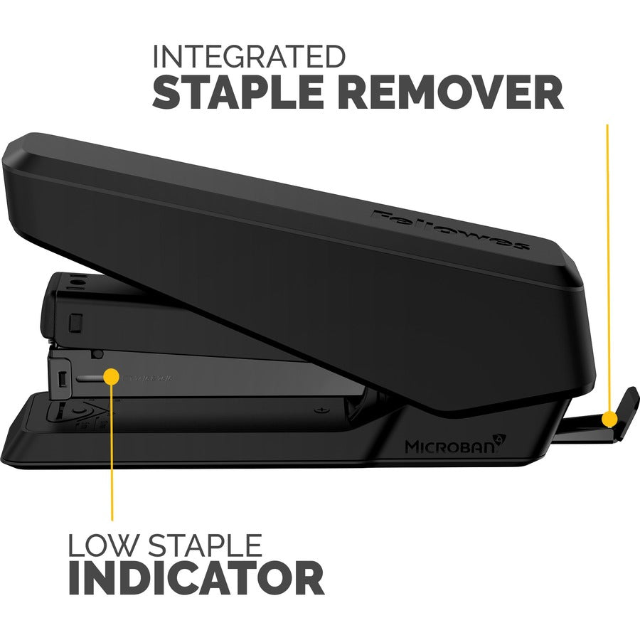 LX850 EasyPress Full Strip Stapler, 25-Sheet Capacity, Black