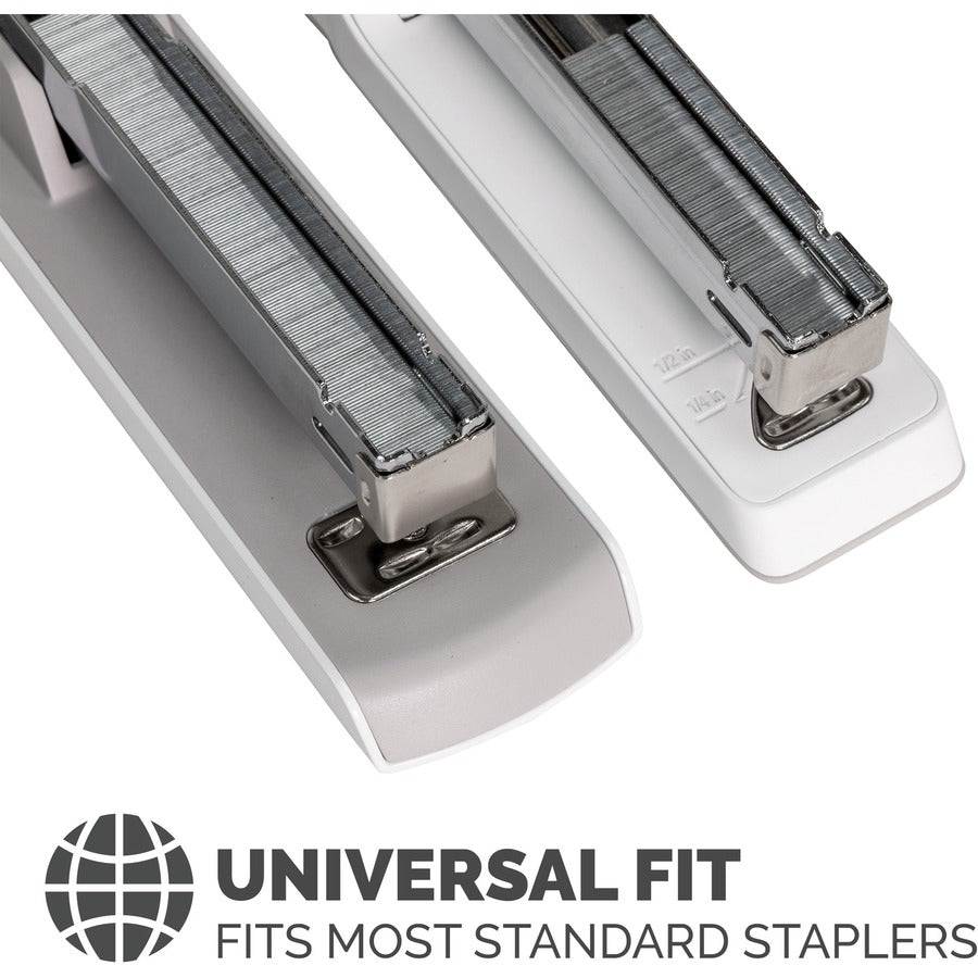 Fellowes " Full Strip of Staples 5000pk - 1/4" - for Paper - Silver1 Each