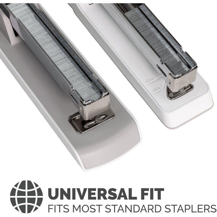Fellowes " Full Strip of Staples 5000pk - 1/4" - for Paper - Silver1 Each