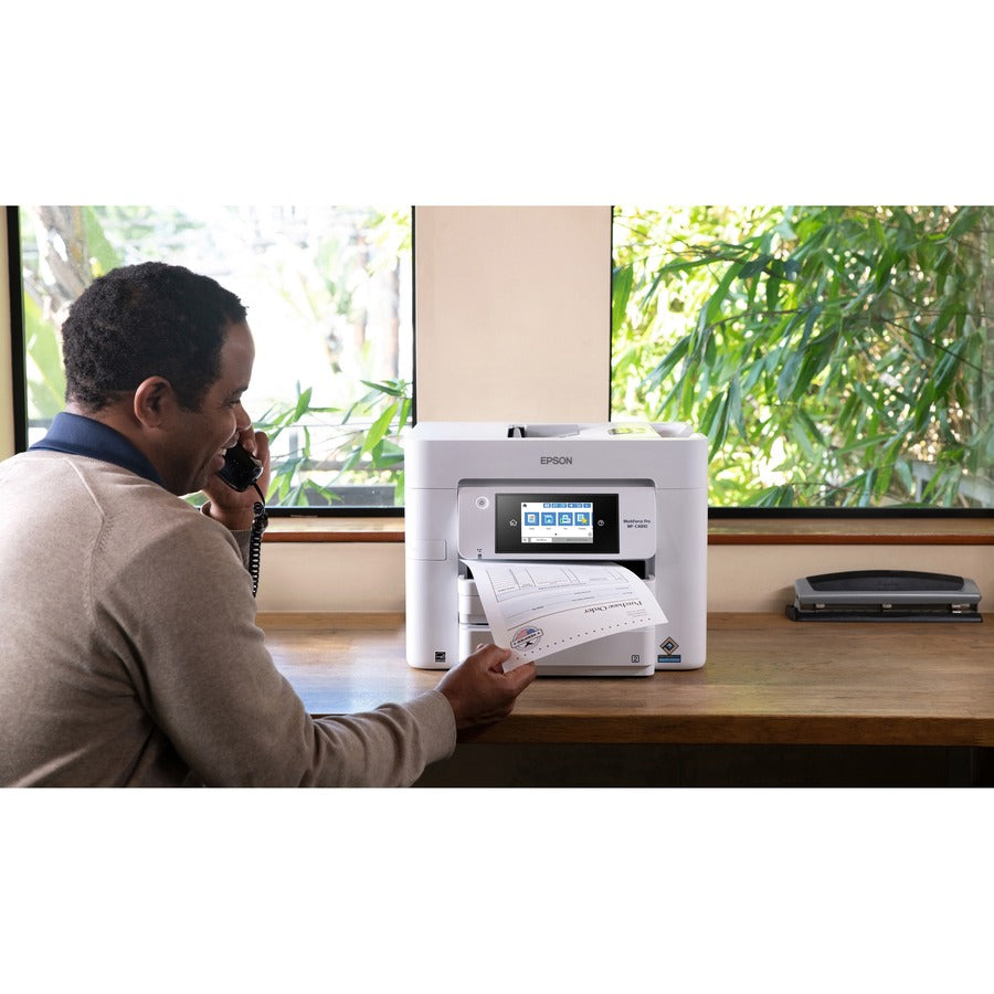 WorkForce Pro WF-C4810 Color Multifunction Printer, Copy/Fax/Print/Scan