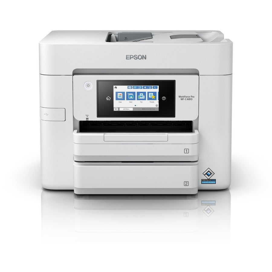 WorkForce Pro WF-C4810 Color Multifunction Printer, Copy/Fax/Print/Scan
