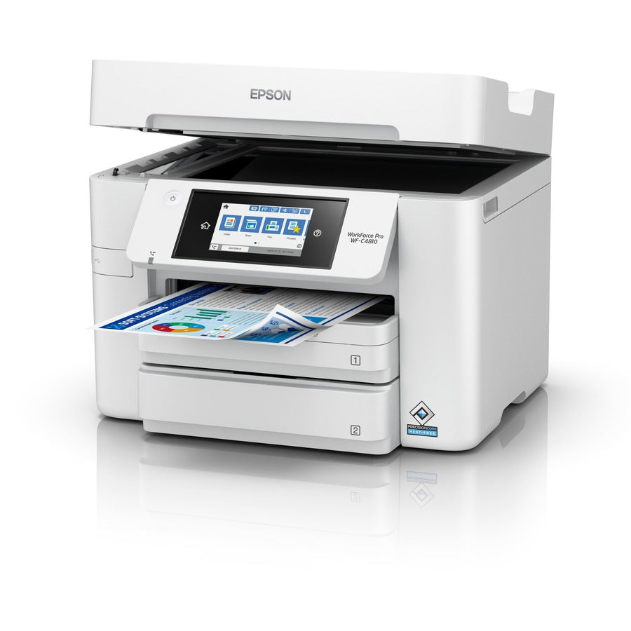 WorkForce Pro WF-C4810 Color Multifunction Printer, Copy/Fax/Print/Scan