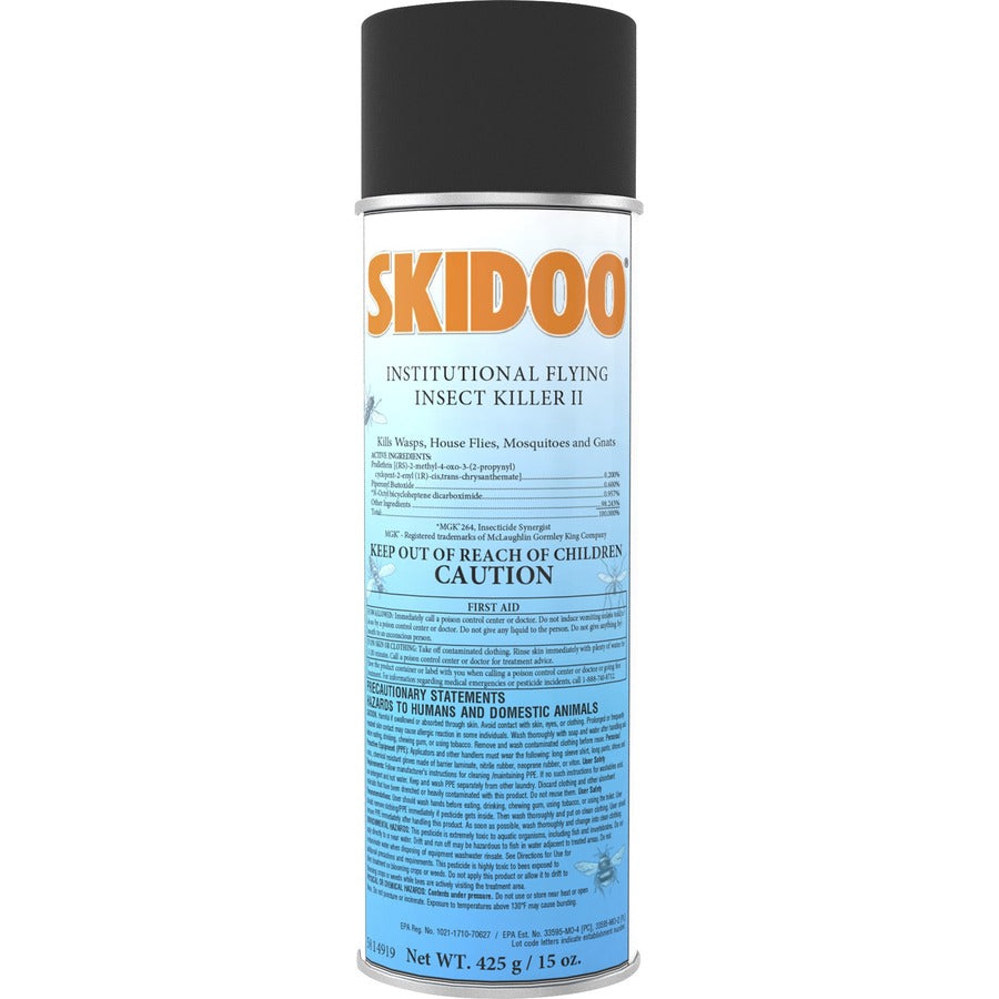 Skidoo Institutional Flying Insect Killer, 15 oz Aerosol Spray, 6/Carton