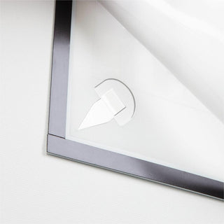 DURABLE DuraFrame Wallpaper - 8.50" x 11" Frame Size - Wall Mountable - Horizontal, Vertical - Sturdy, Anti-glare - 1 Each - White