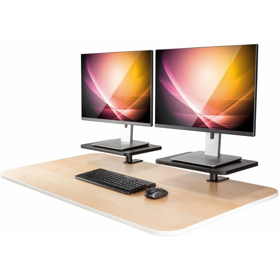 Allsop Ascend Monitor Stand - 30 lb Load Capacity - 5.8" Height x 15" Width x 9.3" Depth - Desk, Freestanding - Metal, Wood