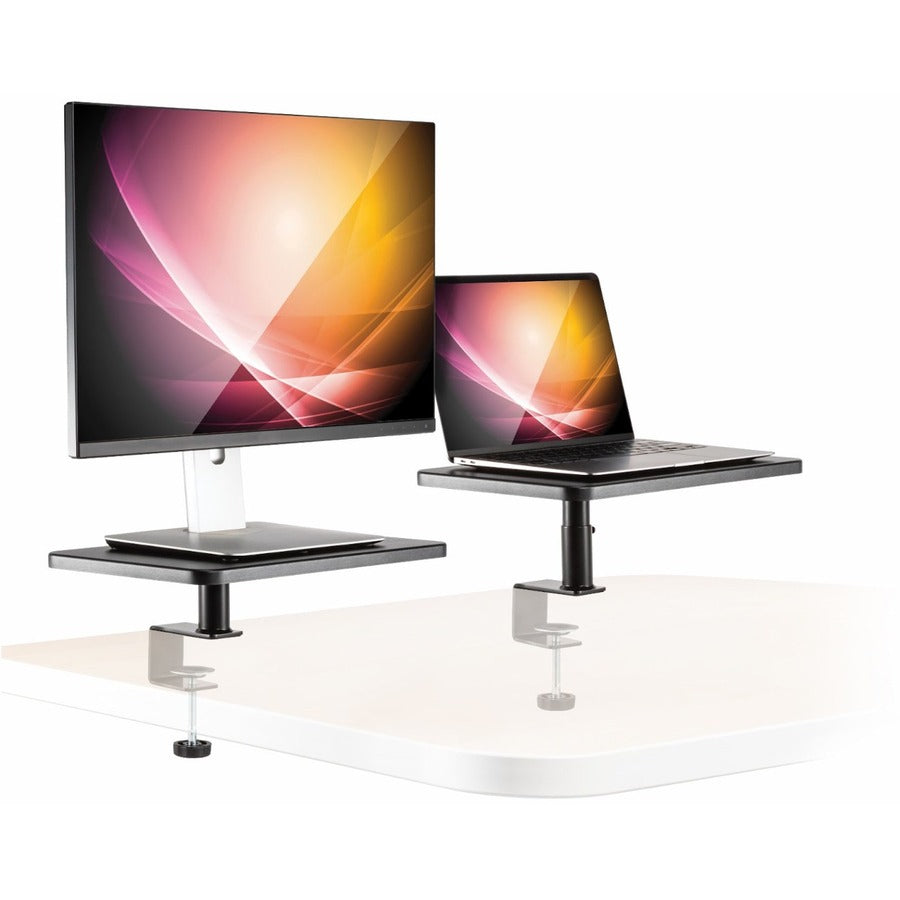 Allsop Ascend Monitor Stand - 30 lb Load Capacity - 5.8" Height x 15" Width x 9.3" Depth - Desk, Freestanding - Metal, Wood