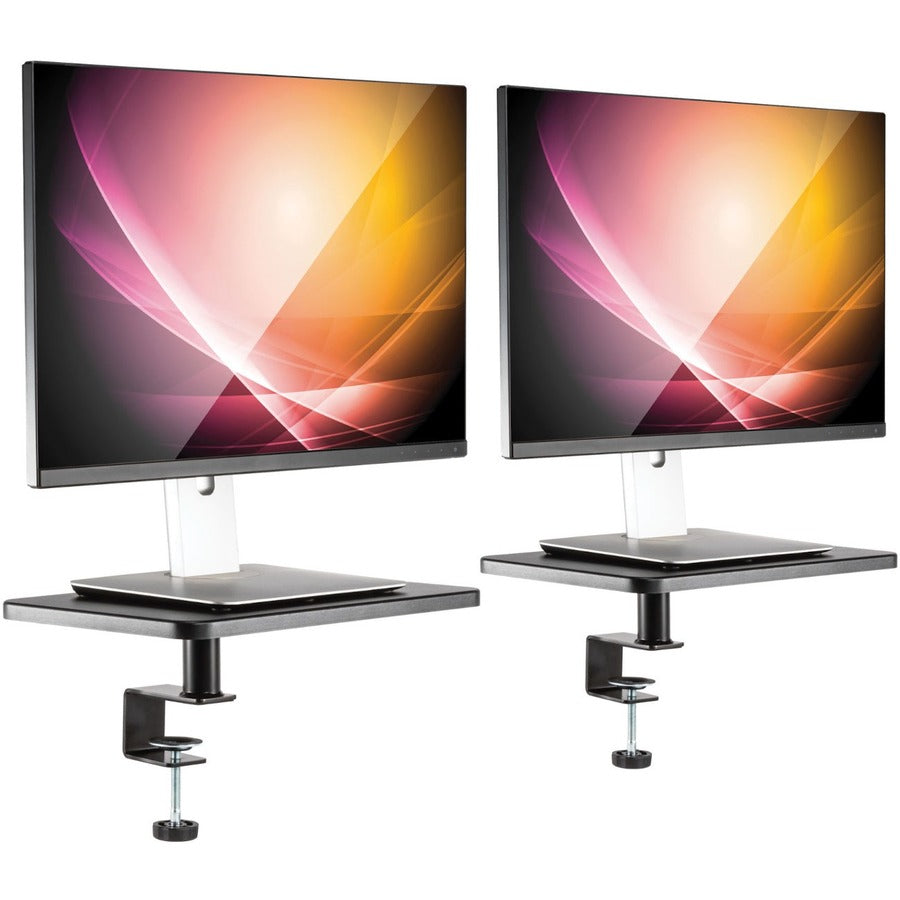 Allsop Ascend Monitor Stand - 30 lb Load Capacity - 5.8" Height x 15" Width x 9.3" Depth - Desk, Freestanding - Metal, Wood