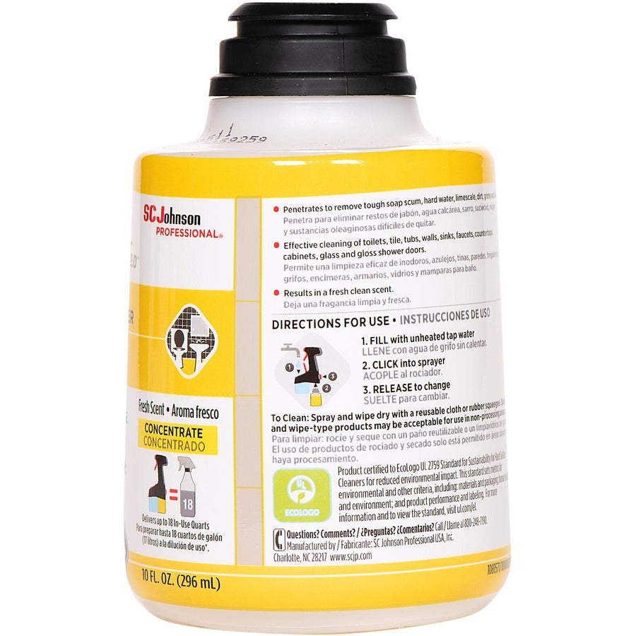 TruShot 2.0 Restroom Cleaner, Clean Fresh Scent, 10 oz Cartridge, 4/Carton