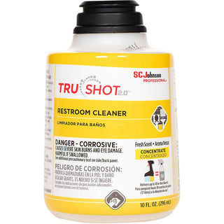 TruShot 2.0 Restroom Cleaner, Clean Fresh Scent, 10 oz Cartridge, 4/Carton