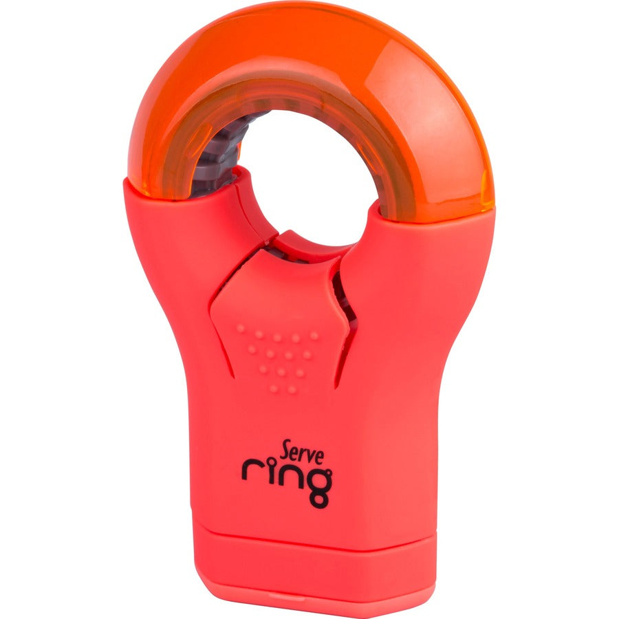 Serve Ring Eraser & Sharpener - Plastic - Multicolor - 1 Each