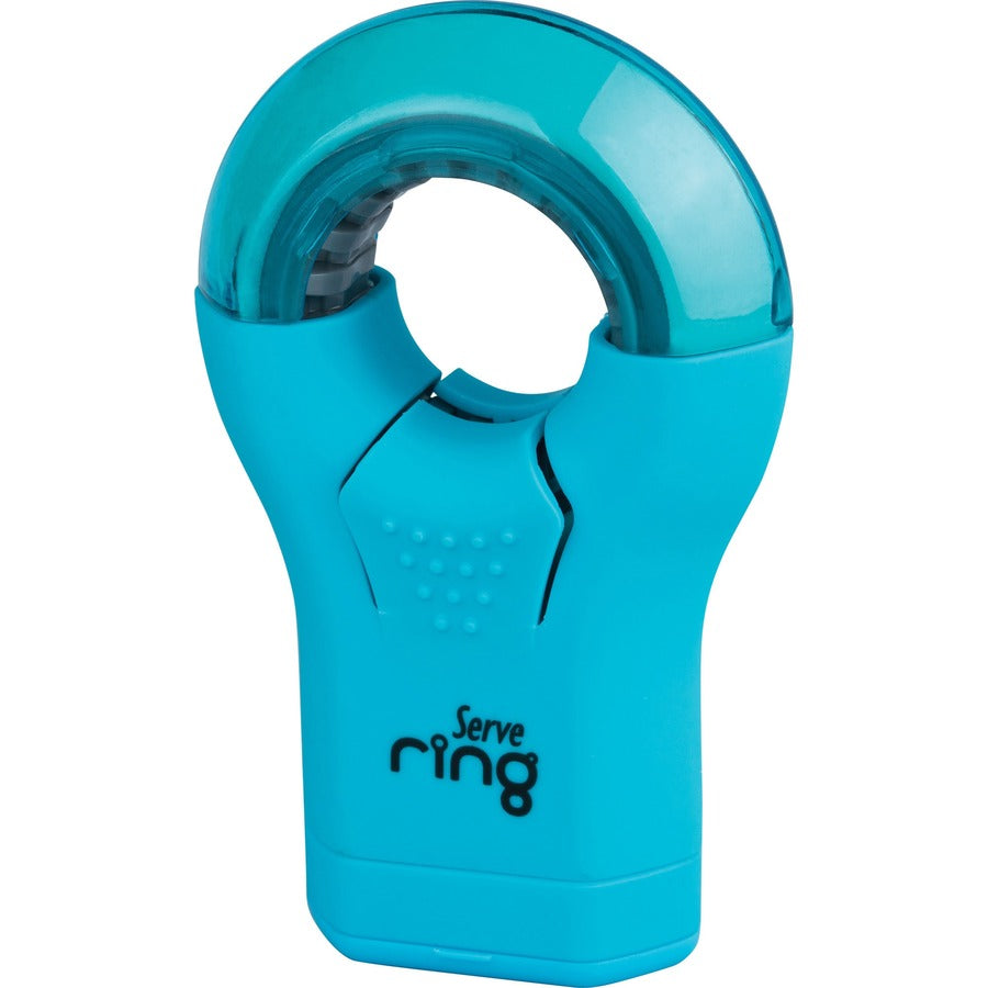 Serve Ring Eraser & Sharpener - Plastic - Multicolor - 1 Each