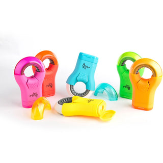 Serve Ring Eraser & Sharpener - Plastic - Multicolor - 1 Each