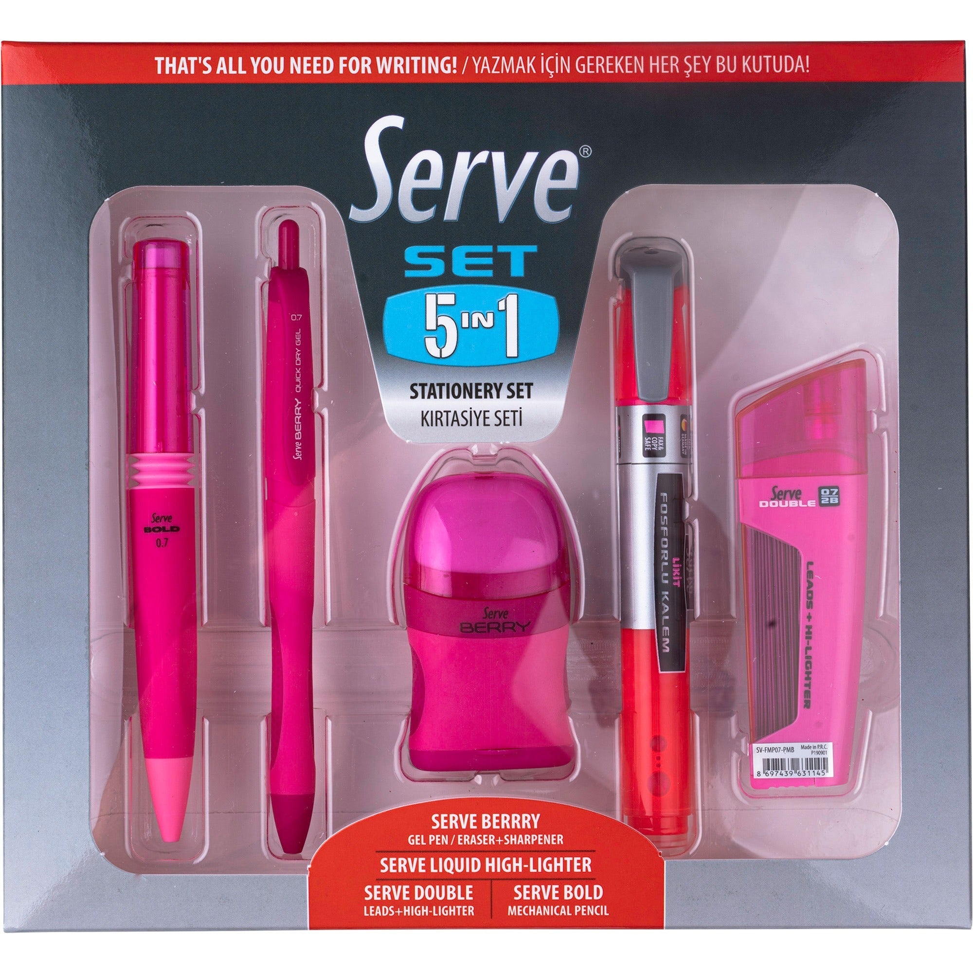 so-mine-serve-5-in-1-stationery-set-pink-1-each_srv5in1set07fp - 1