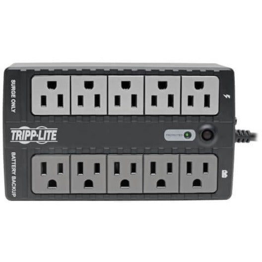 Internet Office Ultra-Compact Desktop Standby UPS, 10 Outlets, 550 VA, 420 J