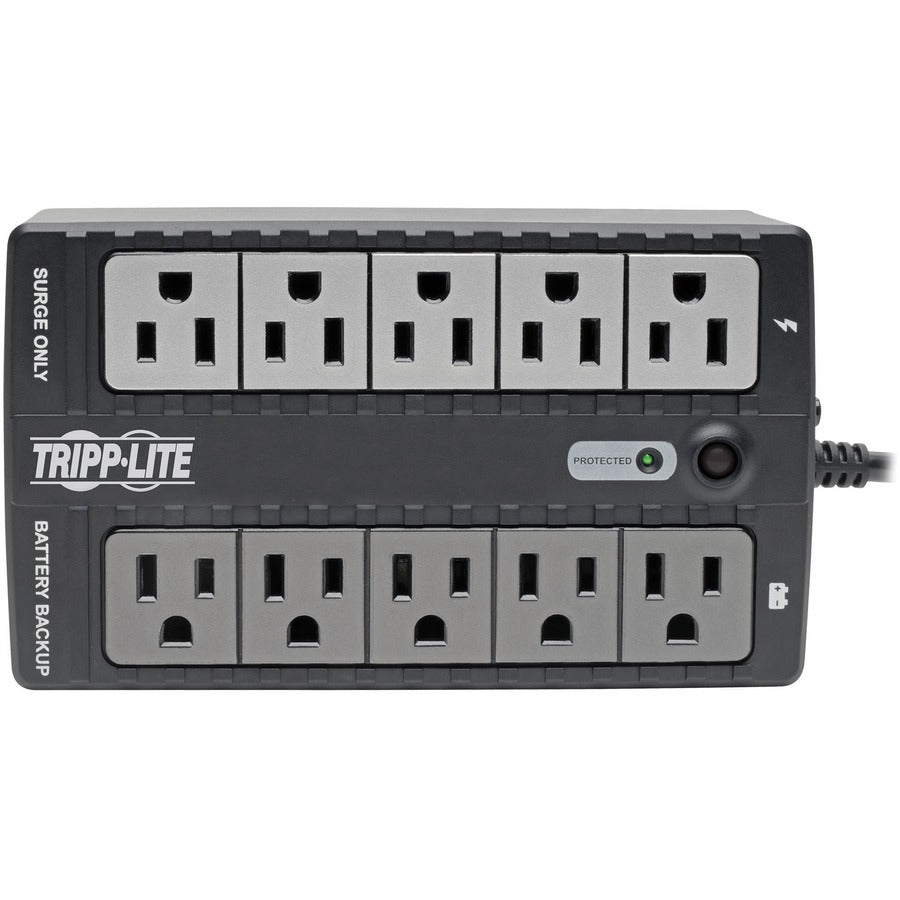 Internet Office Ultra-Compact Desktop Standby UPS, 10 Outlets, 550 VA, 420 J