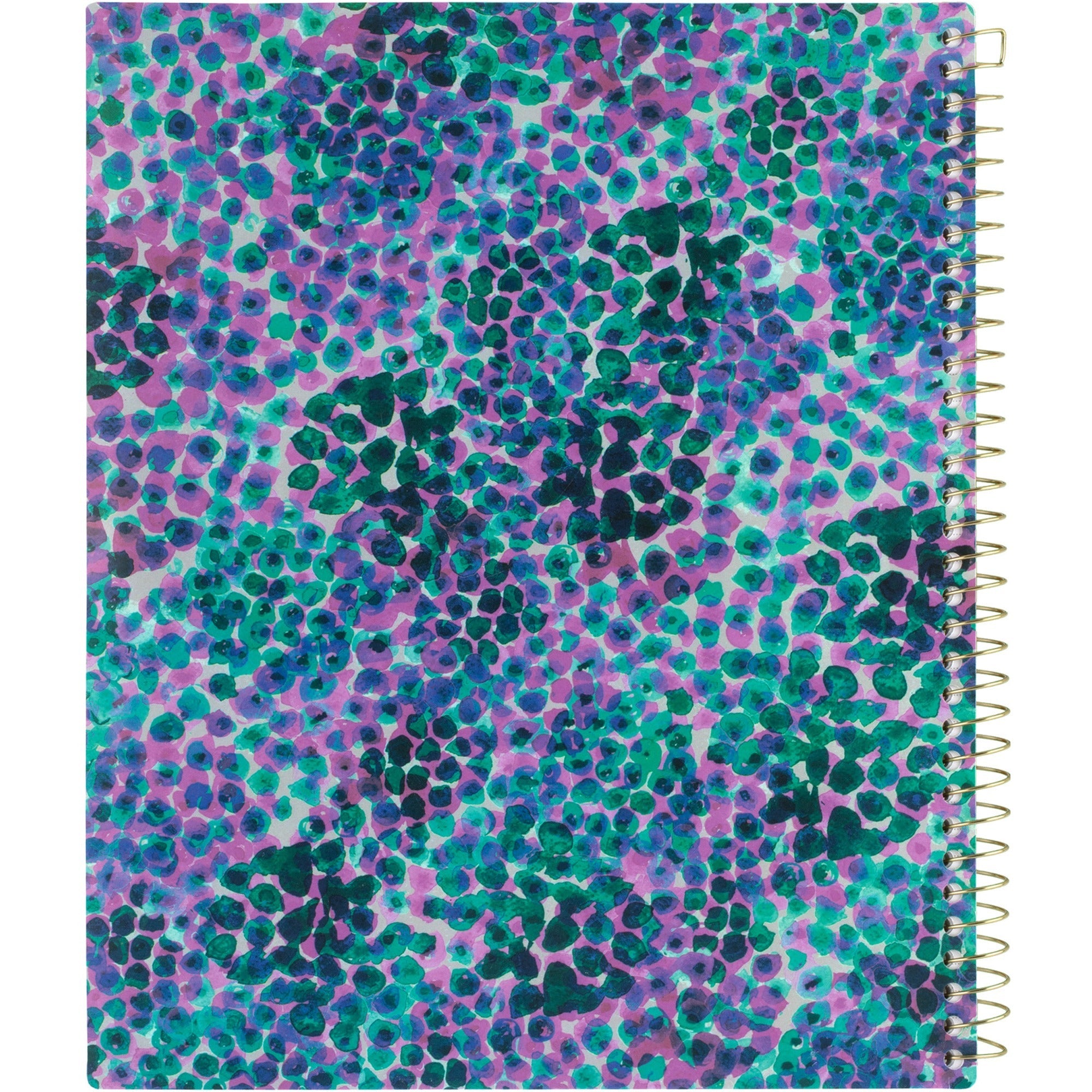 Five Star Artist Touch Planner - Large Size - Academic - Weekly, Monthly - 12 Month - July - June - 1 Week, 1 Month Double Page Layout - 11" x 8 1/2" Sheet Size - Wire Bound - Multi - Poly - Durable Cover, Dated Planning Page, Ruled Daily Block, Tabb - 3