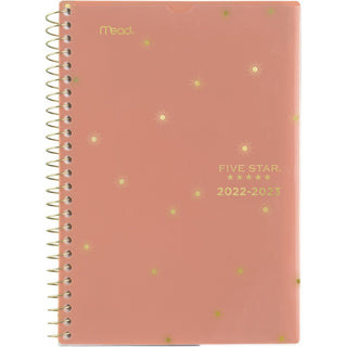 five-star-style-planner-small-size-academic-weekly-monthly-12-month-july-june-1-week-1-month-double-page-layout-8-1-2-x-5-1-2-sheet-size-wire-bound-multi-durable-cover-dated-planning-page-tabbed-reference-calendar-unrule_aag1413p200a - 3