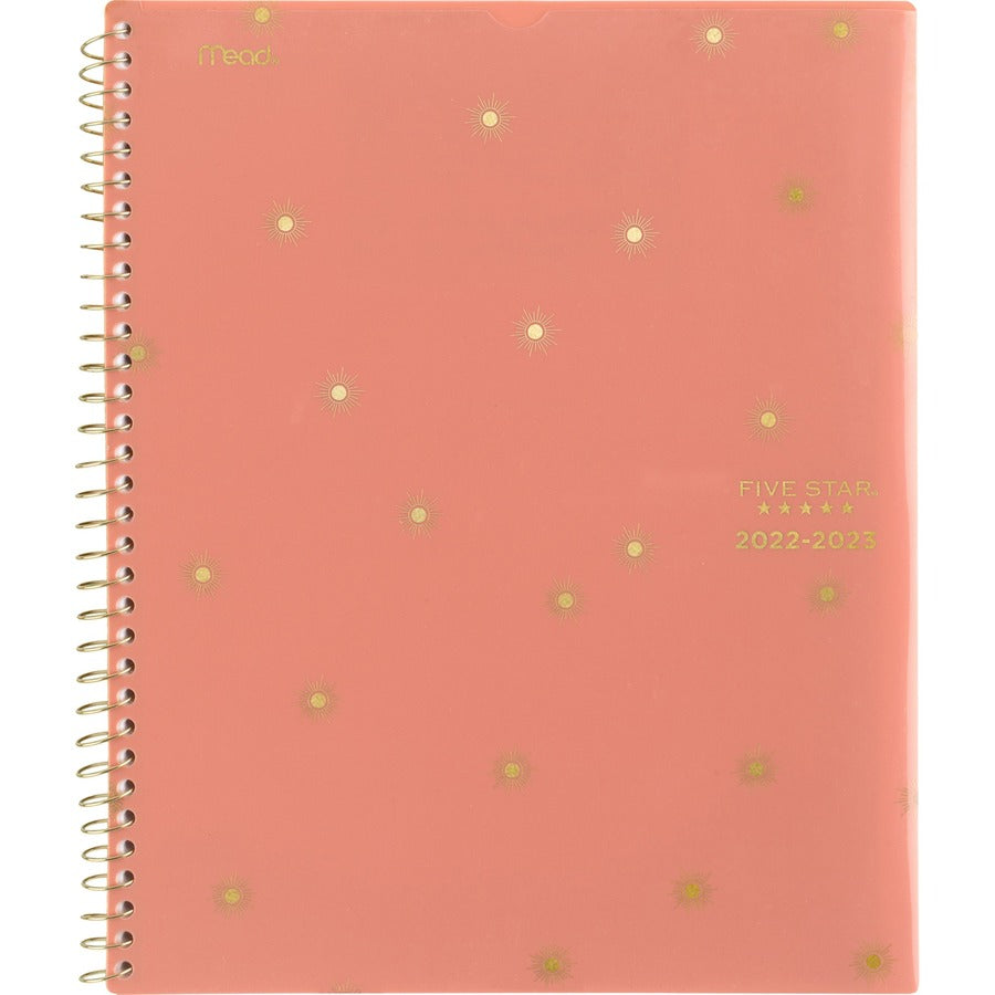 Five Star Style Planner - Large Size - Academic - Weekly, Monthly - 12 Month - July - June - 1 Week, 1 Month Double Page Layout - 11" x 8 1/2" Sheet Size - Wire Bound - Multi - Durable Cover, Dated Planning Page, Tabbed, Reference Calendar, Unruled D - 3