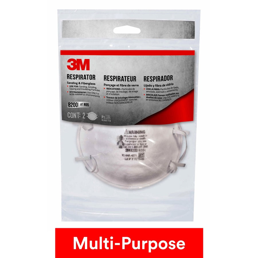 3m-n95-particle-respirator-8200-masks-2-packs-airborne-particle-mold-dust-granular-pesticide-allergen-protection-white-disposable-lightweight-stretchable-adjustable-nose-clip-12-carton_mmm8200h2c - 6