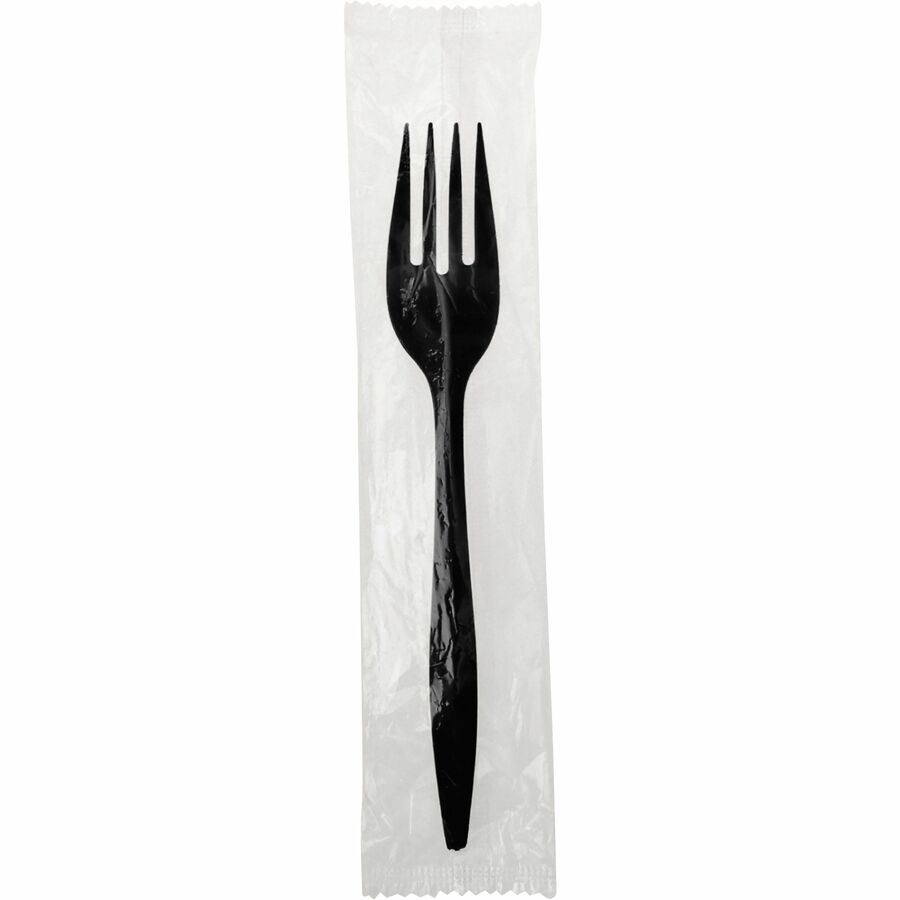 genuine-joe-medium-weight-individually-wrapped-forks-1000-carton-fork-breakroom-disposable-black_gjo18475 - 4