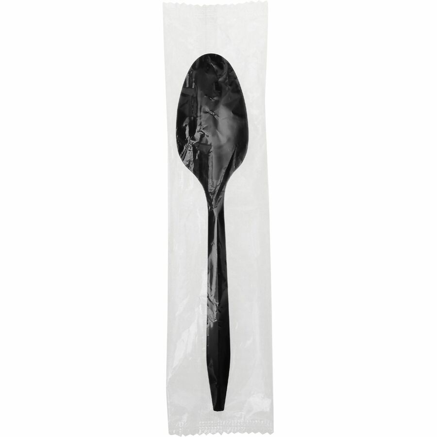 genuine-joe-medium-weight-individually-wrapped-teaspoons-1000-carton-teaspoon-breakroom-disposable-black_gjo18478 - 4