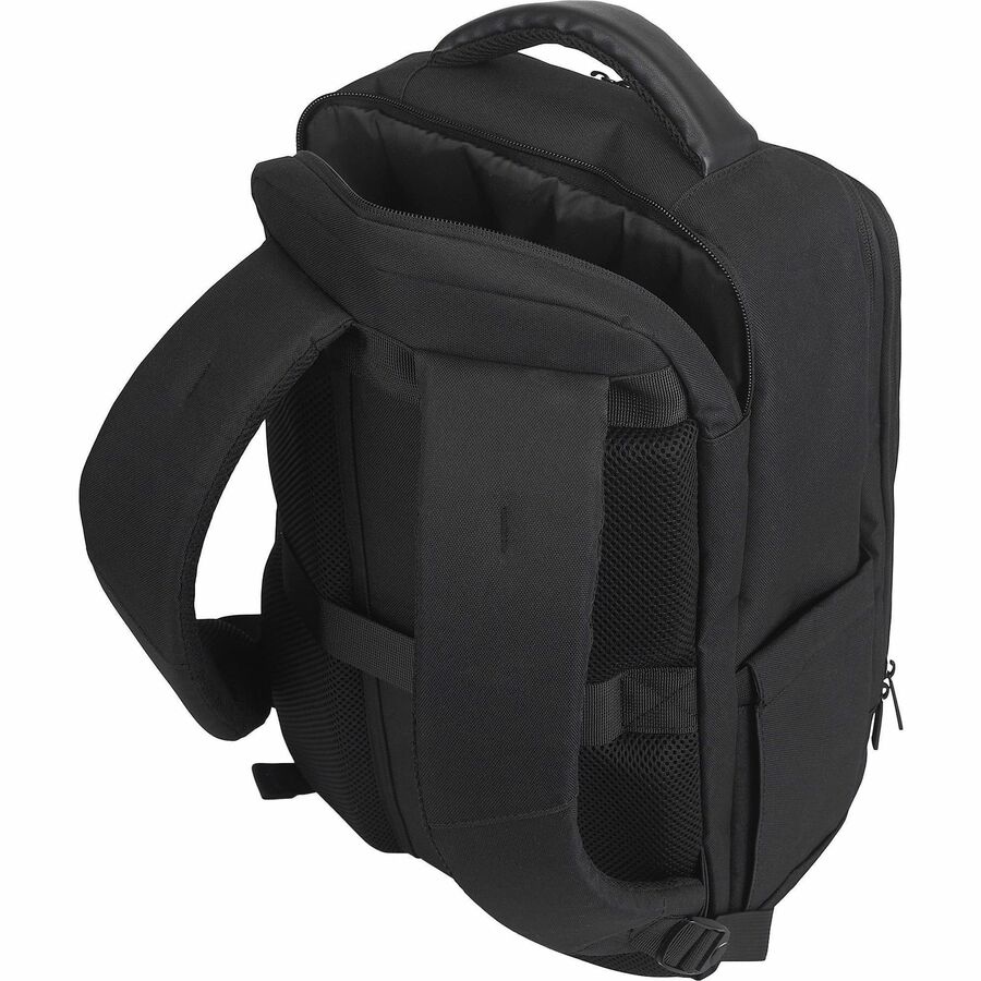bugatti Carrying Case (Backpack) for 15.6" Notebook - Black - Damage Resistant - Polyester Body - Shoulder Strap, Handle - 16.8" Height x 11.8" Width x 7.3" Depth - 1 Each