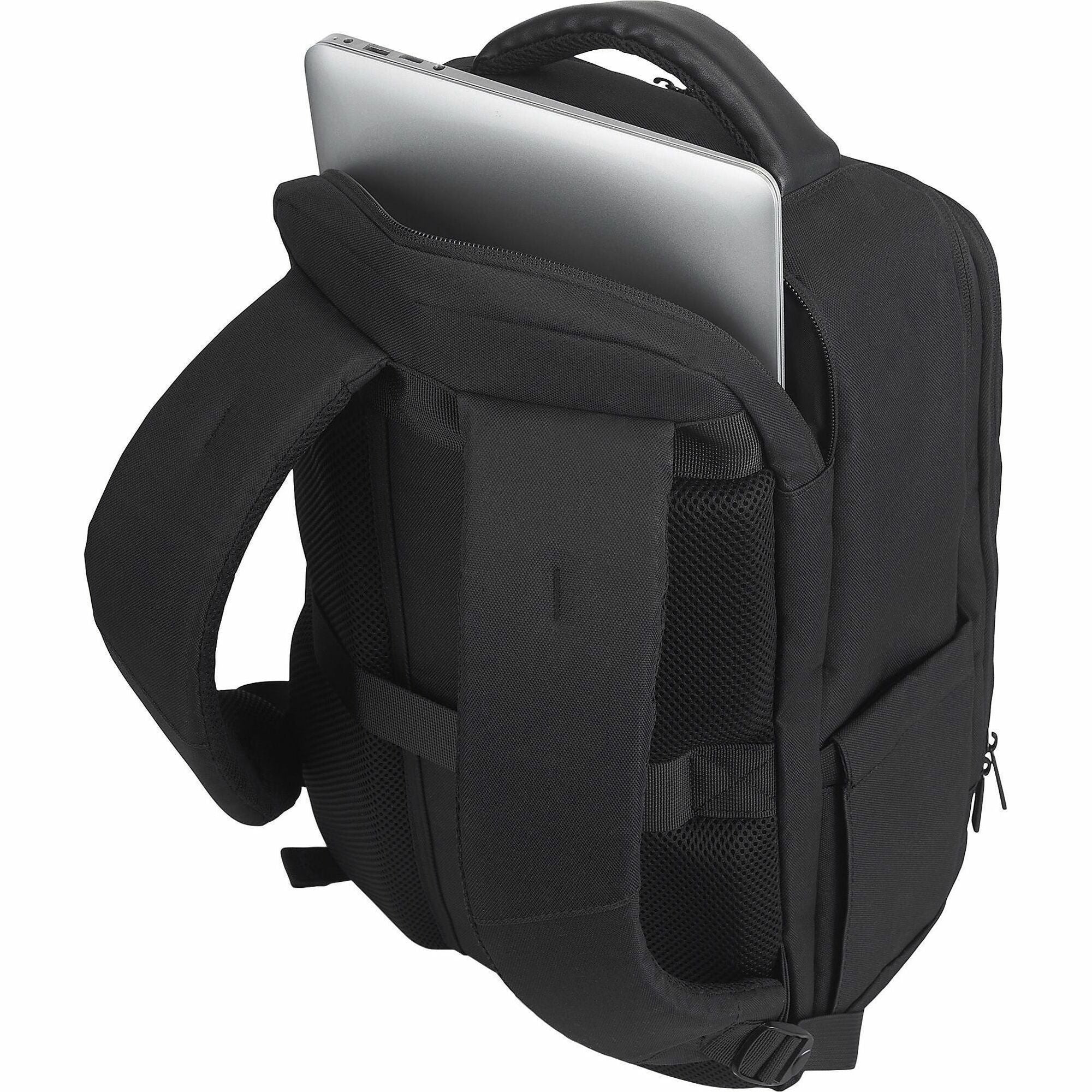 bugatti-carrying-case-backpack-for-156-notebook-black-damage-resistant-polyester-body-shoulder-strap-handle-168-height-x-118-width-x-73-depth-1-each_bugbkp106bk - 1
