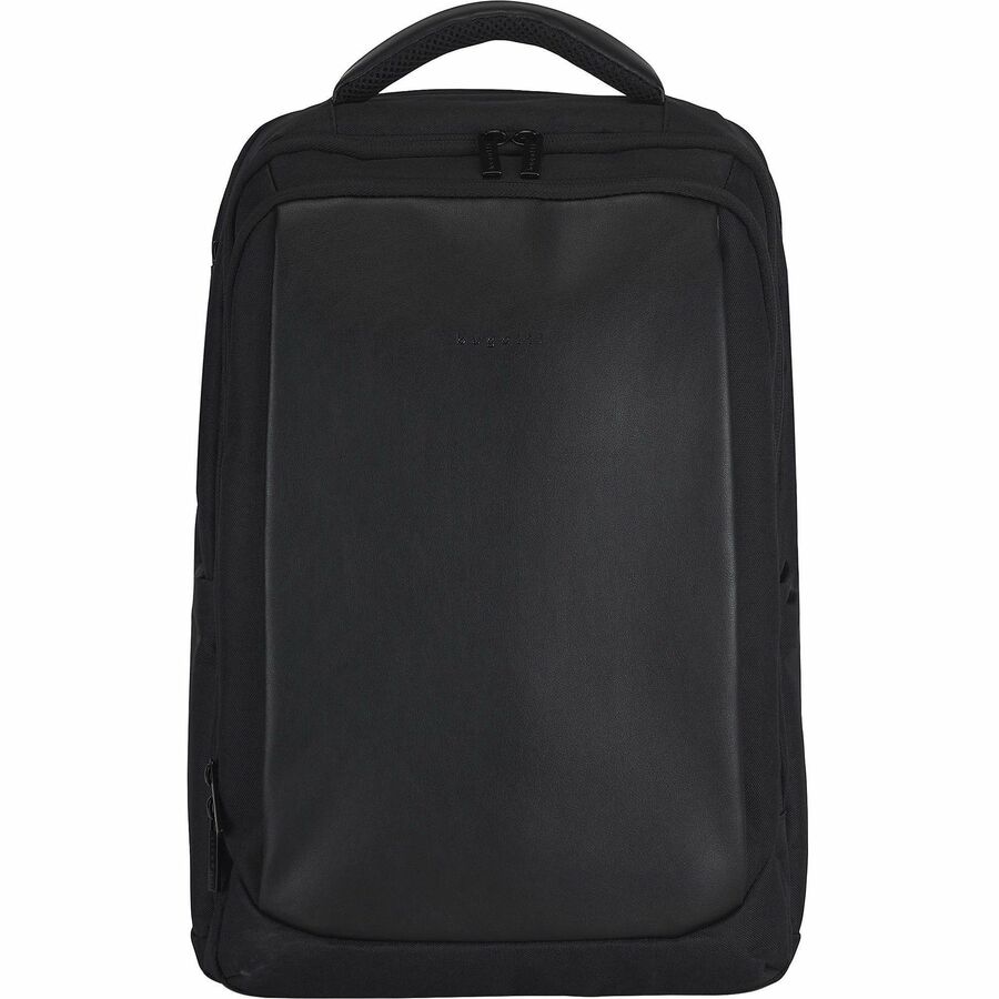 bugatti Carrying Case (Backpack) for 15.6" Notebook - Black - Damage Resistant - Polyester Body - Shoulder Strap, Handle - 16.8" Height x 11.8" Width x 7.3" Depth - 1 Each