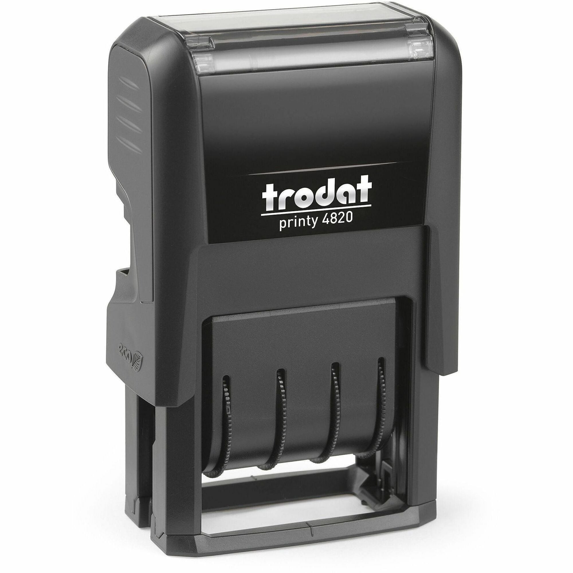 Printy Economy Date Stamp, Self-Inking, 1.63" x 0.38", Black