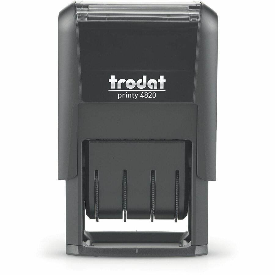 Printy Economy Date Stamp, Self-Inking, 1.63" x 0.38", Black
